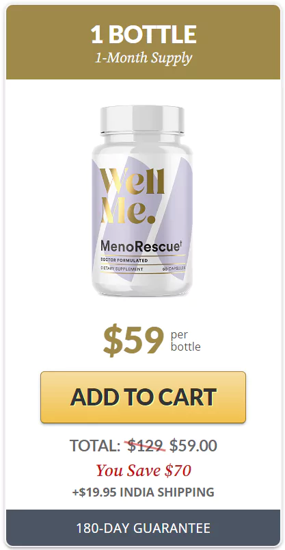 MenoRescue - 1 Bottle Pack